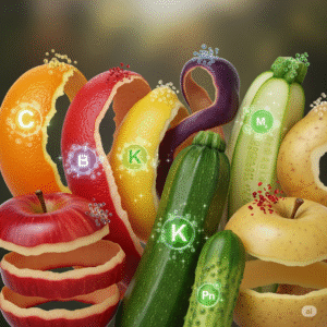 Vitamins and minerals in peel 