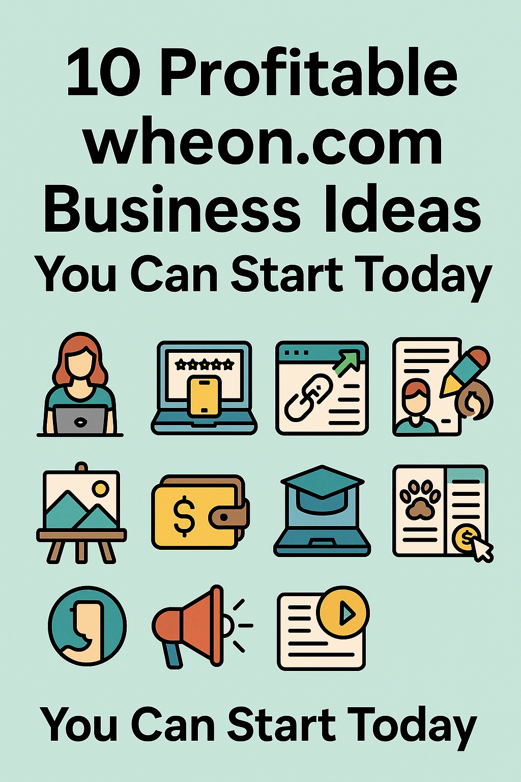10 Profitable wheon.com Business Ideas You Can Start Today