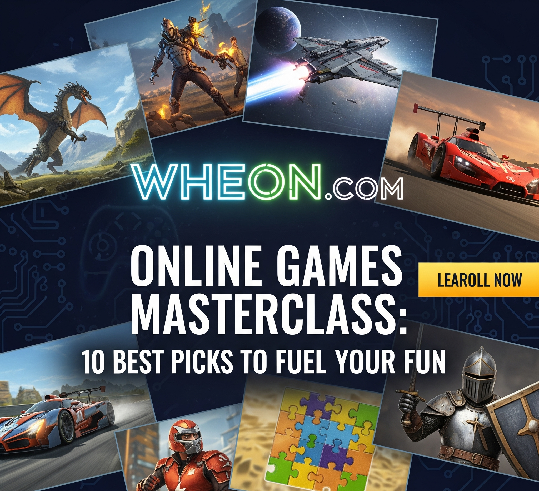 Wheon.com Online Games Masterclass: 10 Best Picks to Fuel Your Fun