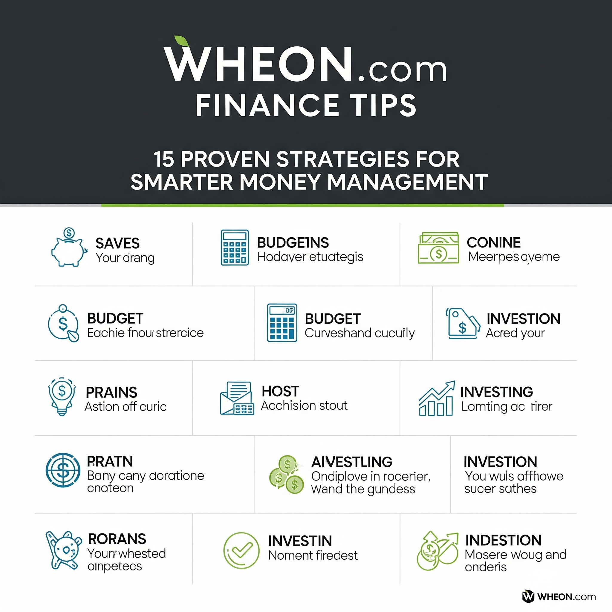 Wheon.com Finance Tips: 15 Proven Strategies for Smarter Money Management